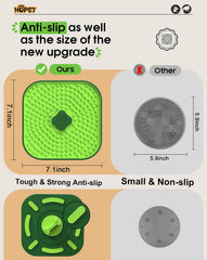 Hopet tapis-de-lechage-silicone-alimentaire-durable, securite et durabilite pour friandises.
