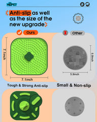 Tapis silicone alimentaire Hopet, sûr et durable pour chiens.