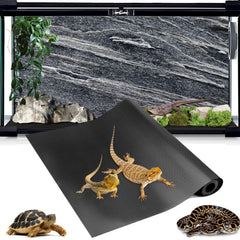 Tapis Hoplaep pour terrarium, surface 96 × 24 pouces, facile à installer.