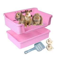 HoppScotch.bun Bumbox haut-de-gamme, litière lapins grand format facilite l’entraînement.