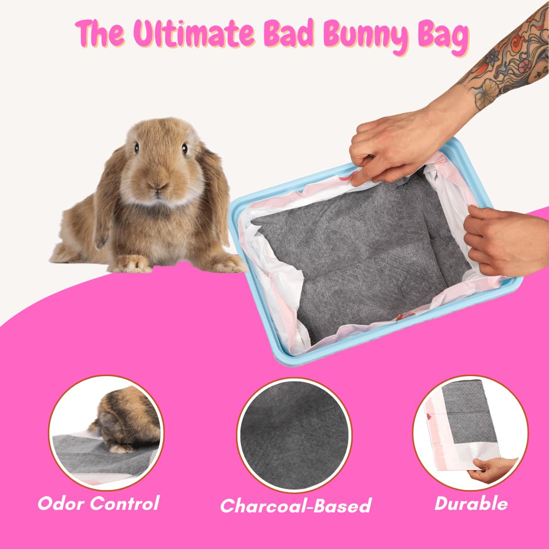 HoppScotch.bun sacs déjections litière lapin: solution jetable pratique.