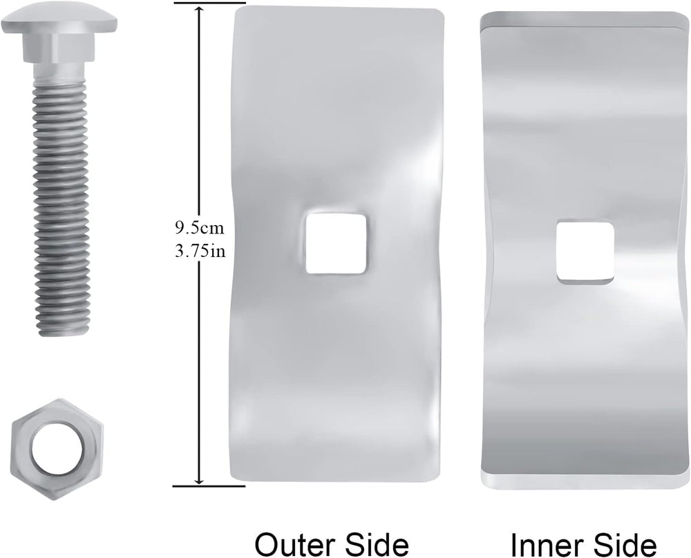 Pinces Hoqqf compatibles cadres de 32 mm pour clôture.
