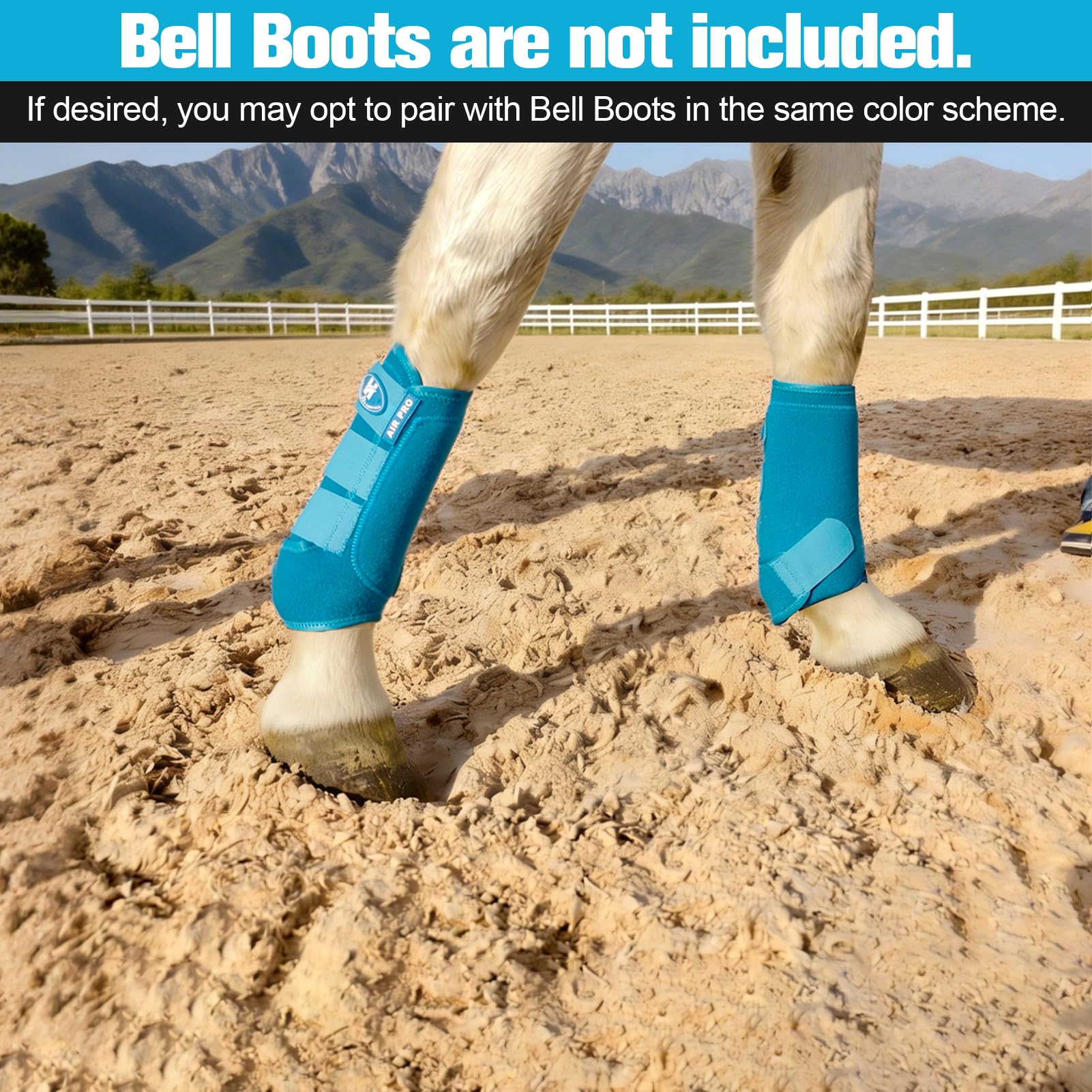 Horntack absorption chocs bottes splint, protection des tendons pendant l'entraînement.