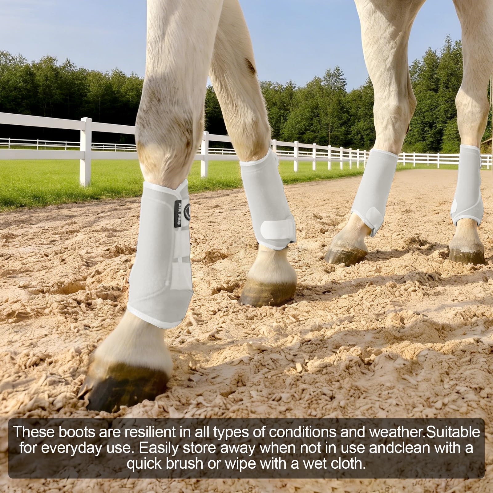 Horntack bottes splint matériau durable et dissipation de chaleur.