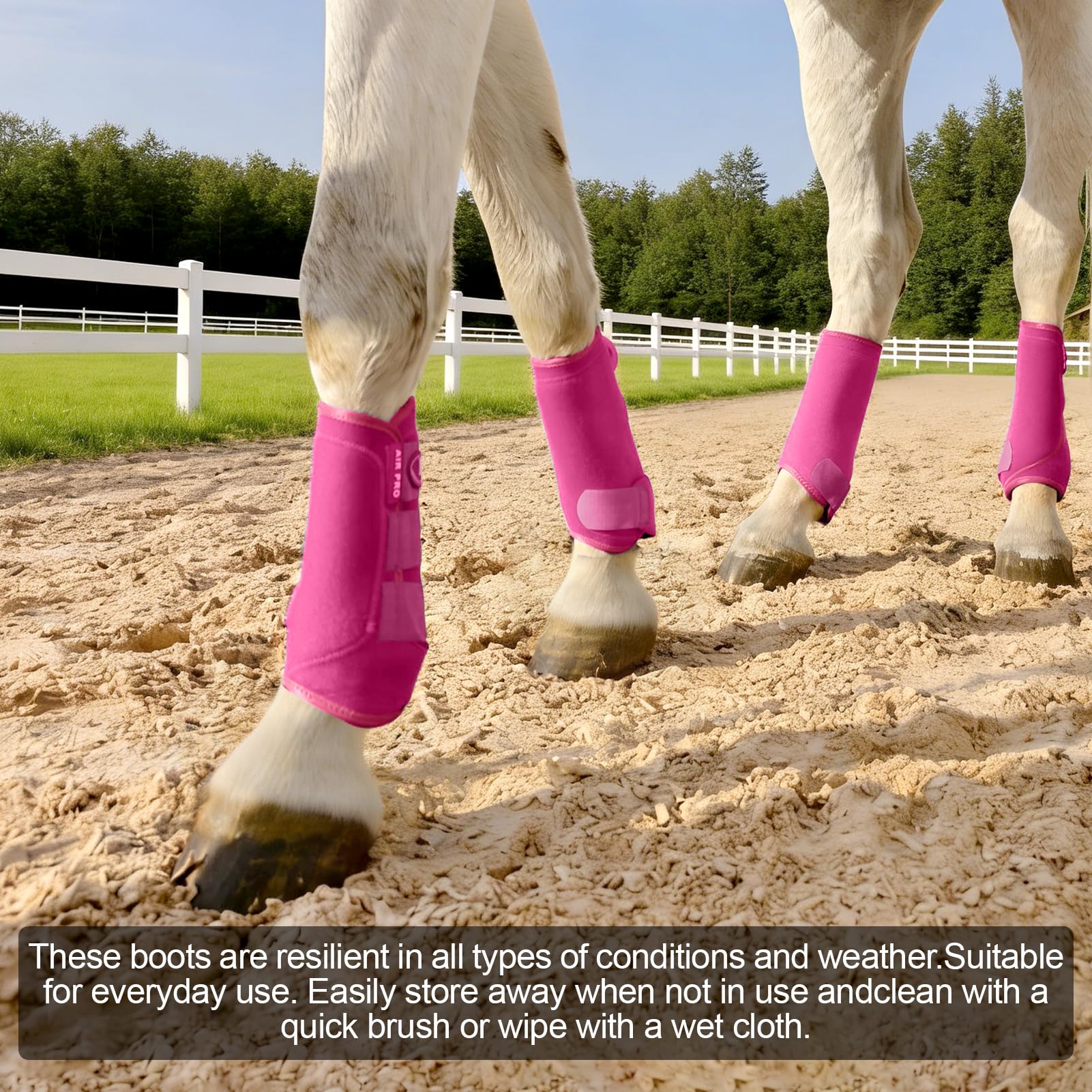 Horntack bottes splint Raspberry – confort et liberté de mouvement en entraînement.
