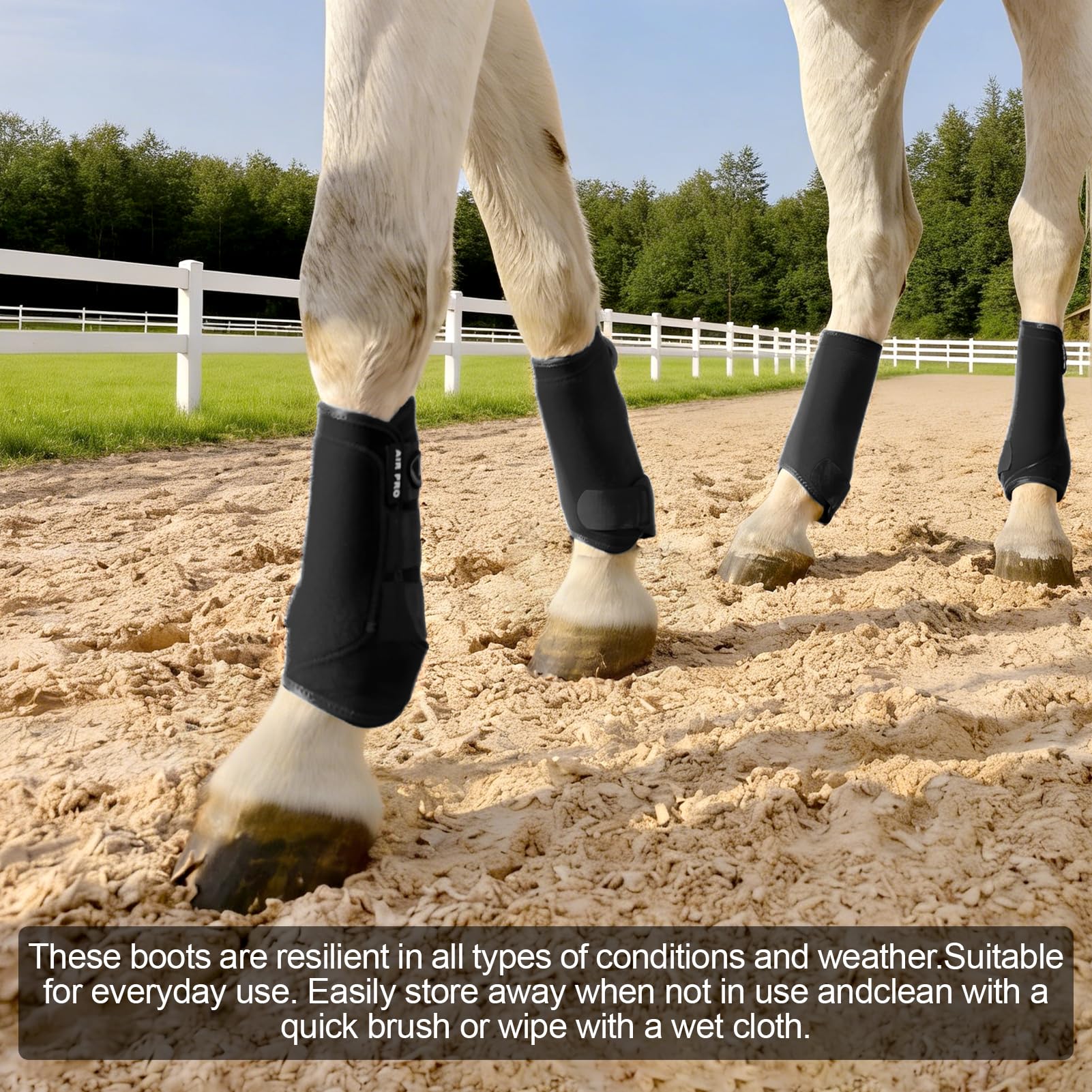 Horntack bottes splint revêtement interne SBR pour confort et protection.