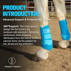 Horntack bottes splint Pacifique arrière gauche, stabilité lors des exercices rapides.