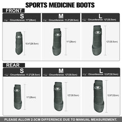 Horntack bottes de splint avec velcro, avant droit, maintien stable.