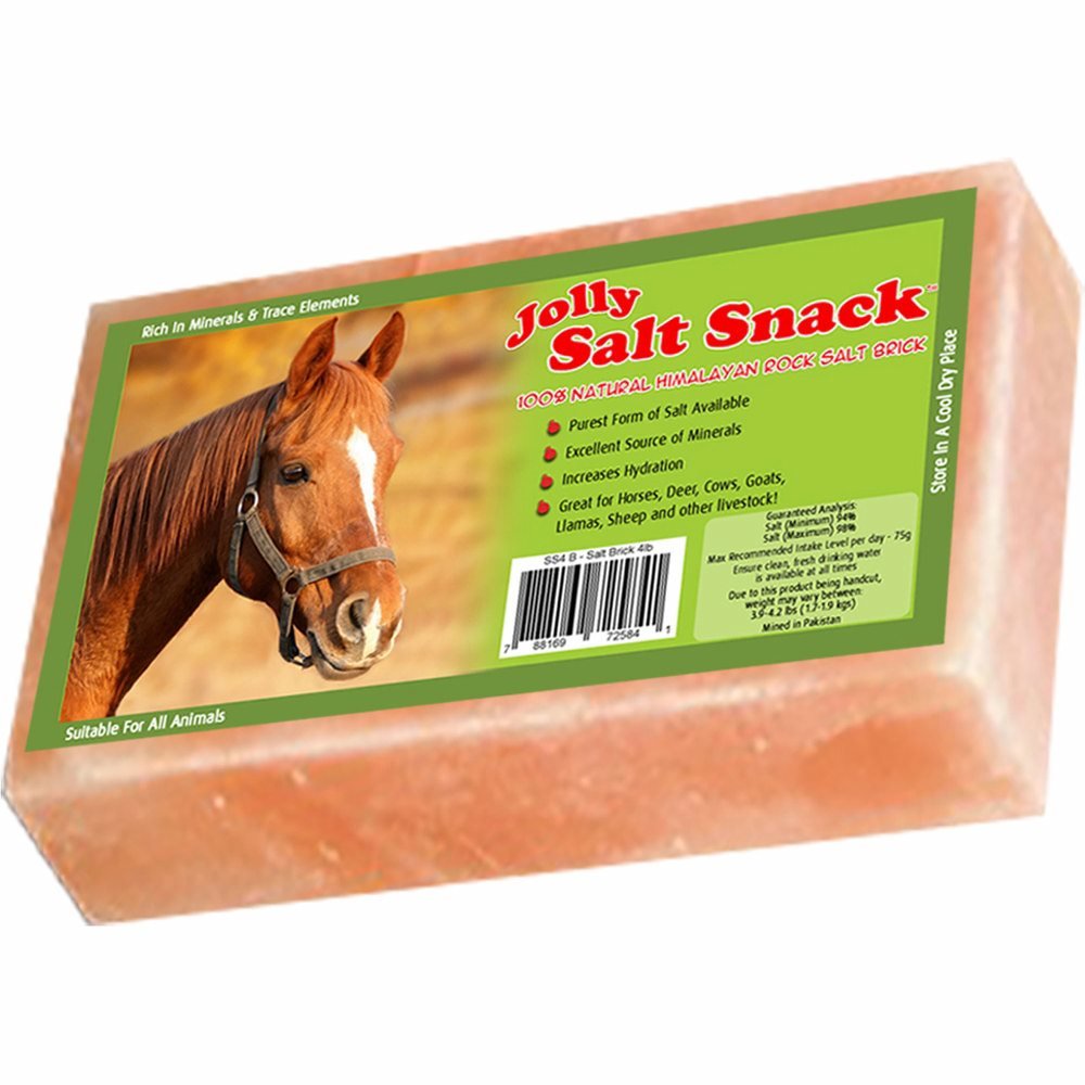 Bloc sel Himalaya Horsemen's Pride, accès libre pour le cheval et apport minéral naturel.