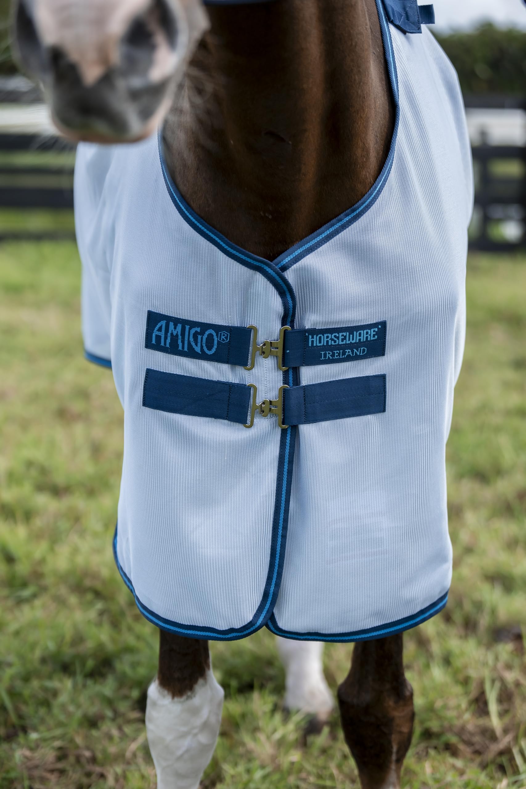 Horseware Amigo Bug Rug Plus capuche détachable pour adaptation rapide