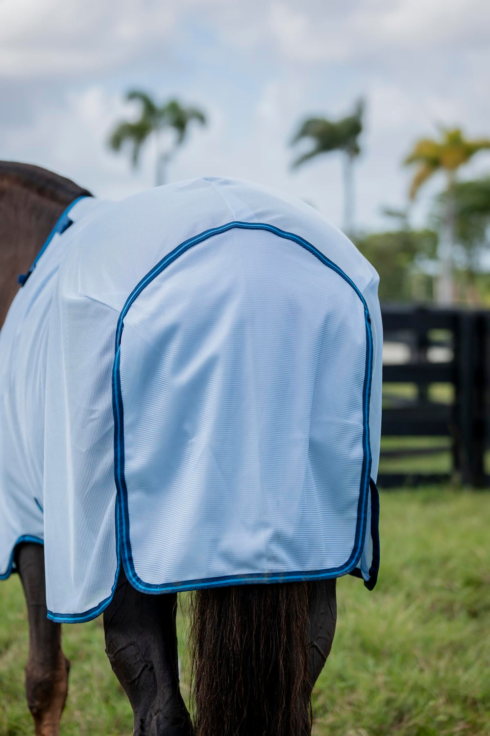 Horseware Amigo Bug Rug Plus protection UV et mouches en extérieur.