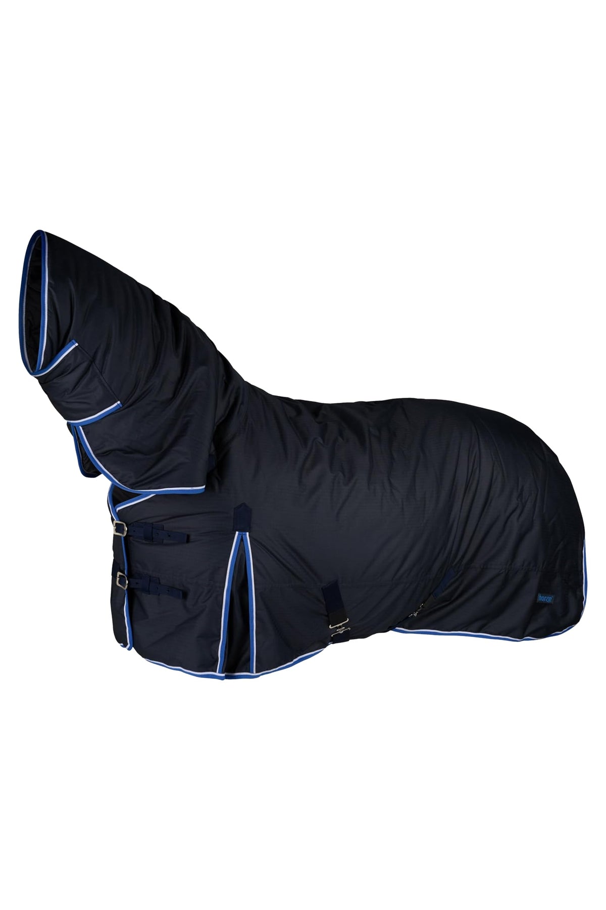 Couverture imperméable Horze Glasgow sur le cheval, protection contre pluie et froid.