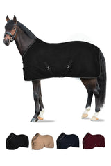 HORZE Kiel Fleece Couverture cheval 72 pouces, chaleur légère et séchage rapide.