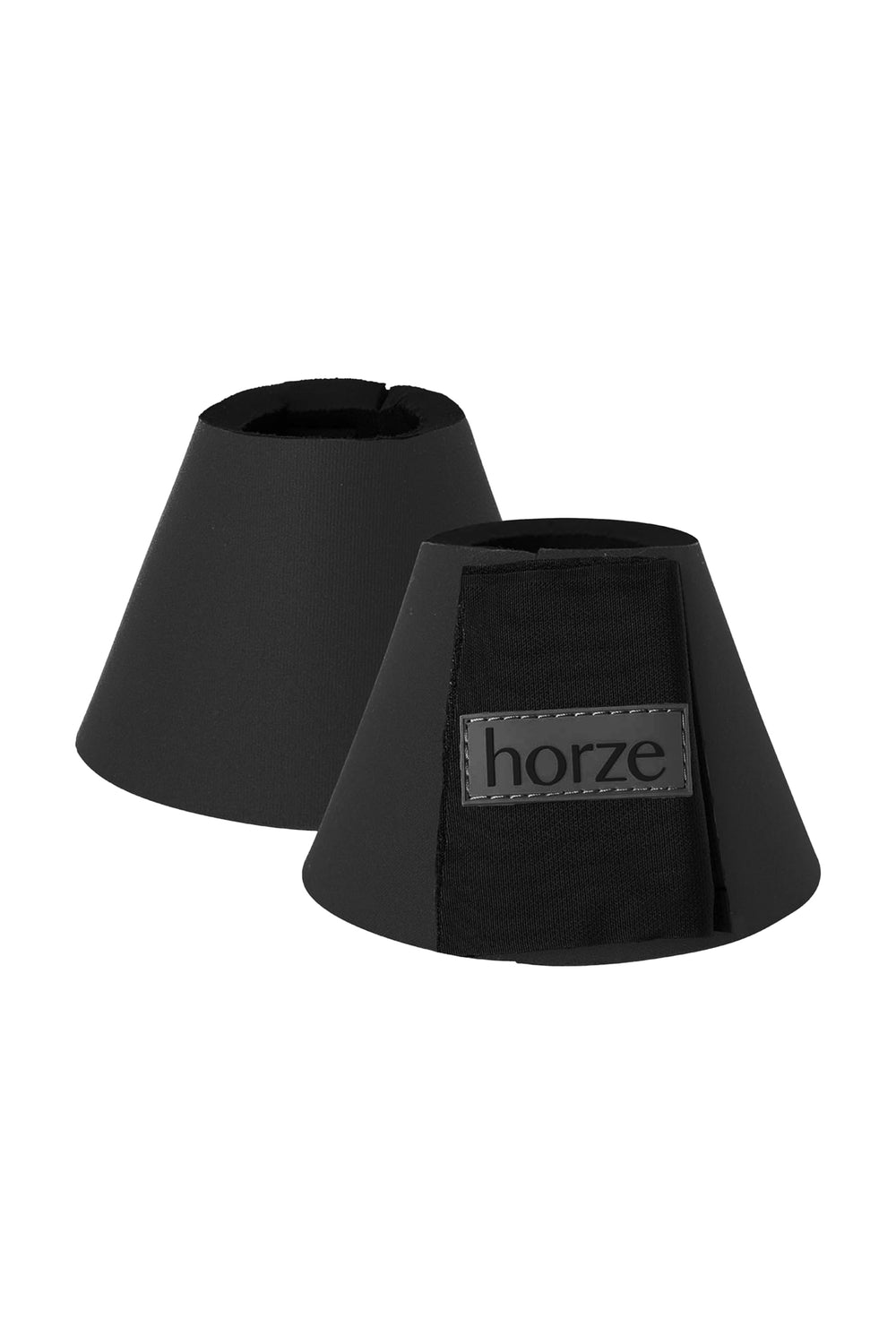 HORZE Pro sabots anti-surpassement néoprène noir taille L, protection douce pendant l’entraînement.