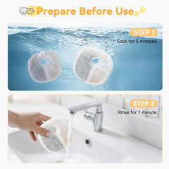Filtre E1 – coton PP double couche capture poils et poussières.