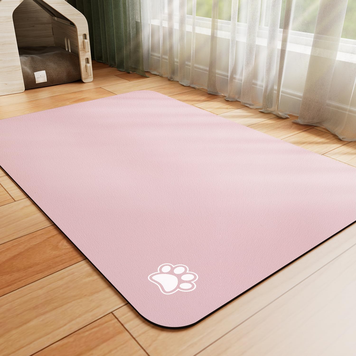 HotLive tapis absorbant capture l'eau autour du bol et évite les taches.