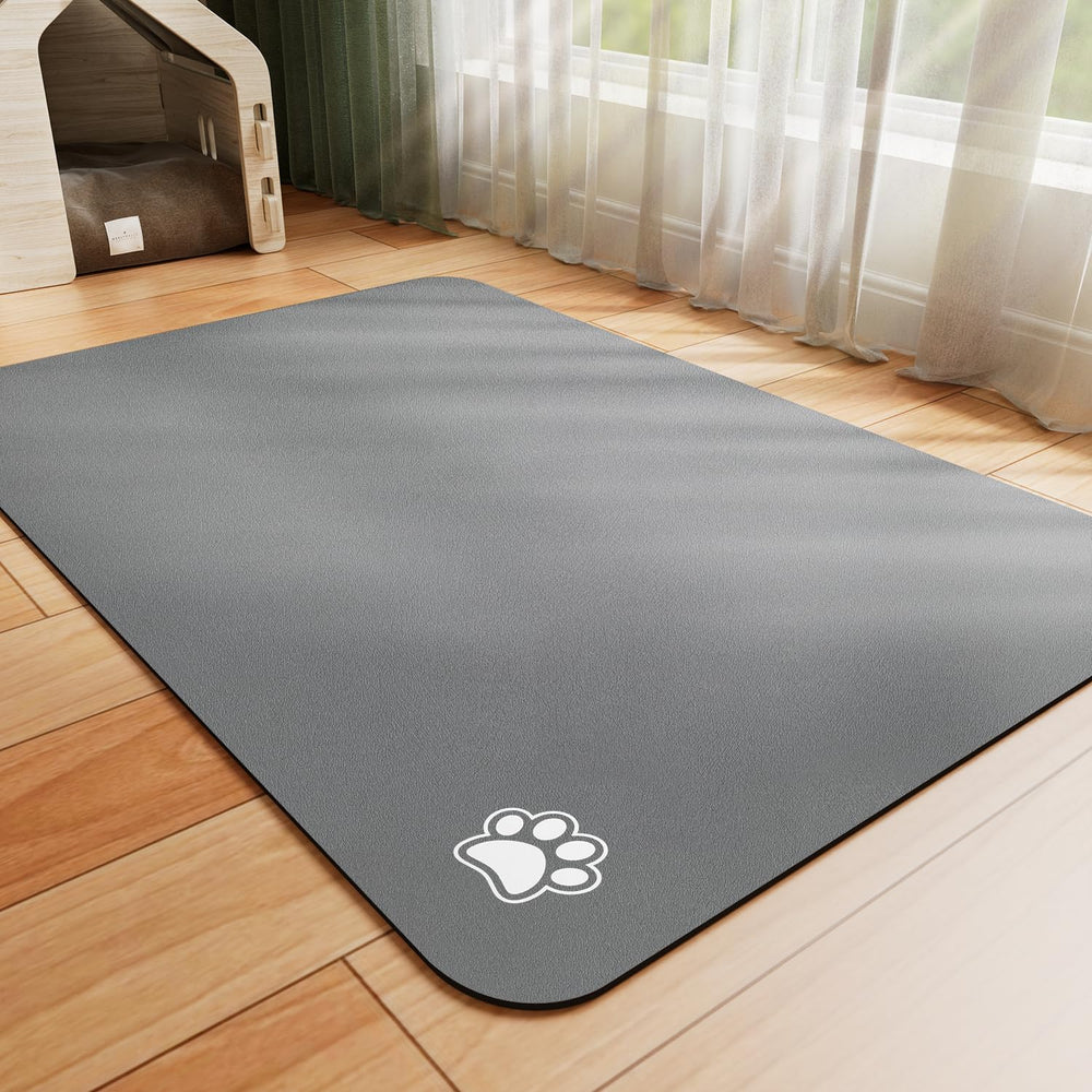 Tapis HotLive absorbant pour chiens et chats, limite les éclaboussures près des bols