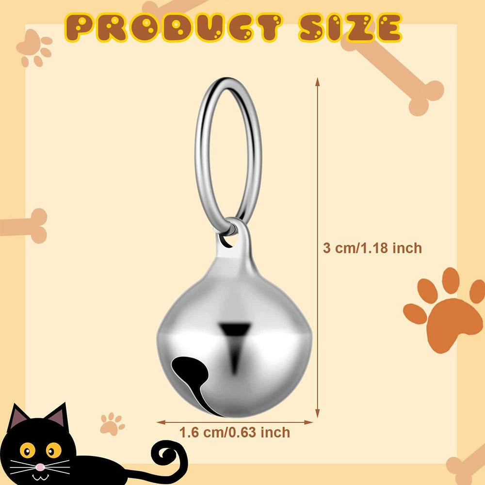 Hotop cloche collier petit chien, fixation rapide et légère.