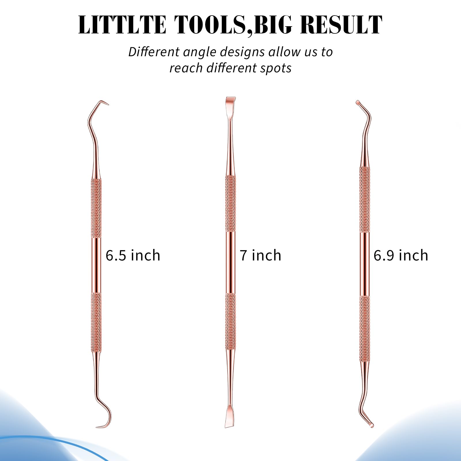 Hotop set d'outils dentaires animalier, 3 pièces, pratique.
