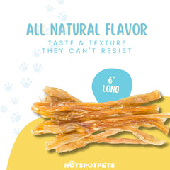Hotspot Pets tendon boeuf 8 pouces, cuisson lente pour saveur riche.
