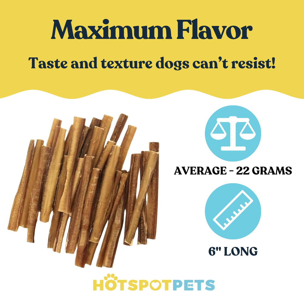 Hotspot Pets Bully Sticks sans céréales, en-cas naturel pour chiens sensibles