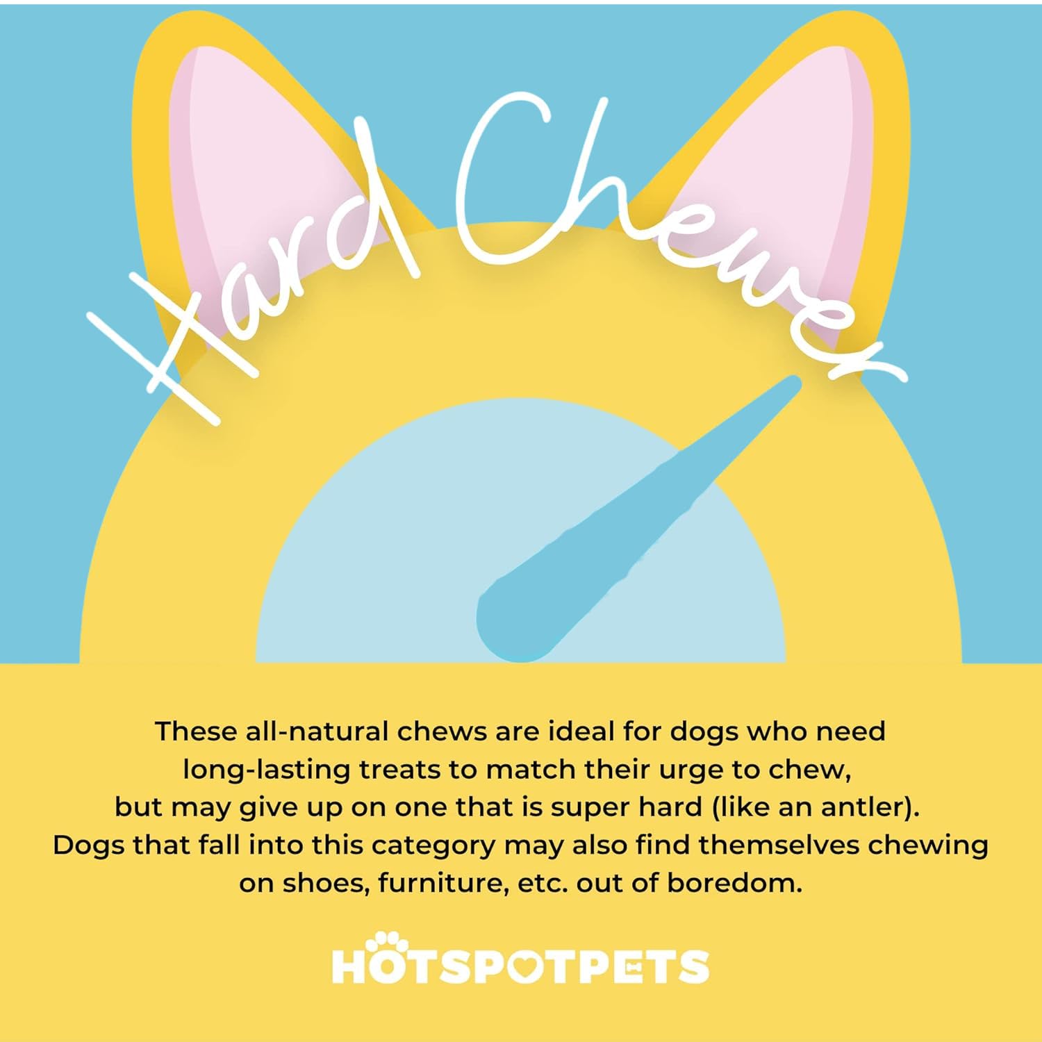 Hotspot Pets Bully Sticks sante dentaire, soutien hygiène bucco dentaire
