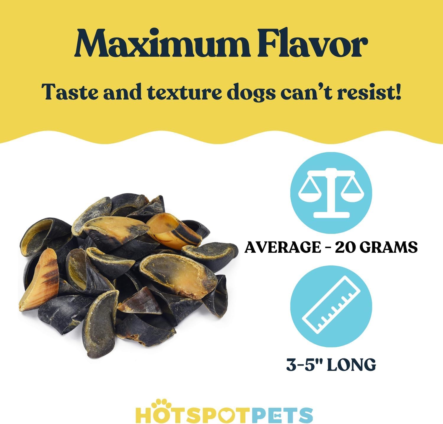 Hotspot Pets friandises naturelles pour chiens, sans additifs chimiques.
