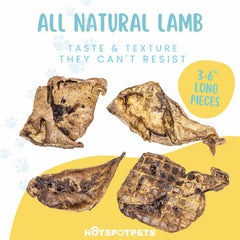 Hotspot Pets poumons d'agneau seches – utile en entrainement et récompenses.