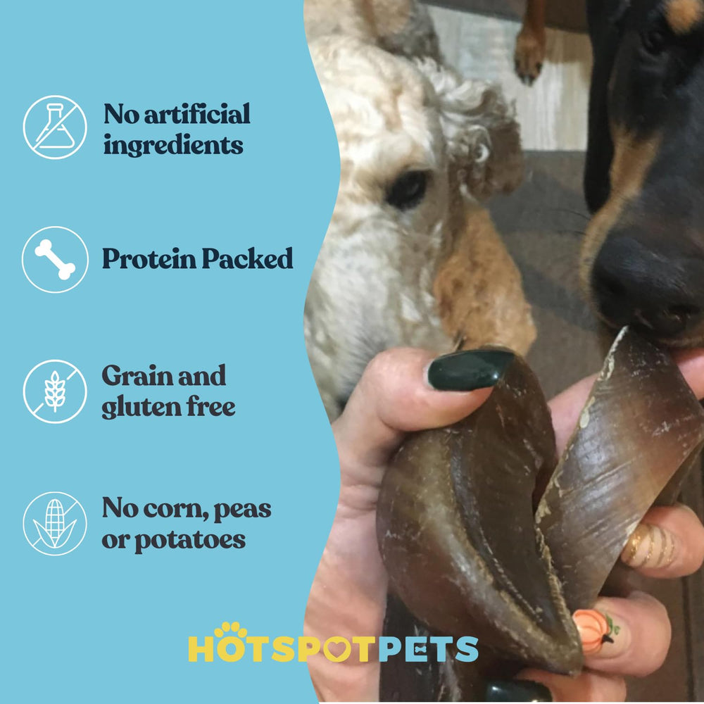 Hotspot Pets sabots de vache nourris à l herbe, goût authentique et durable.