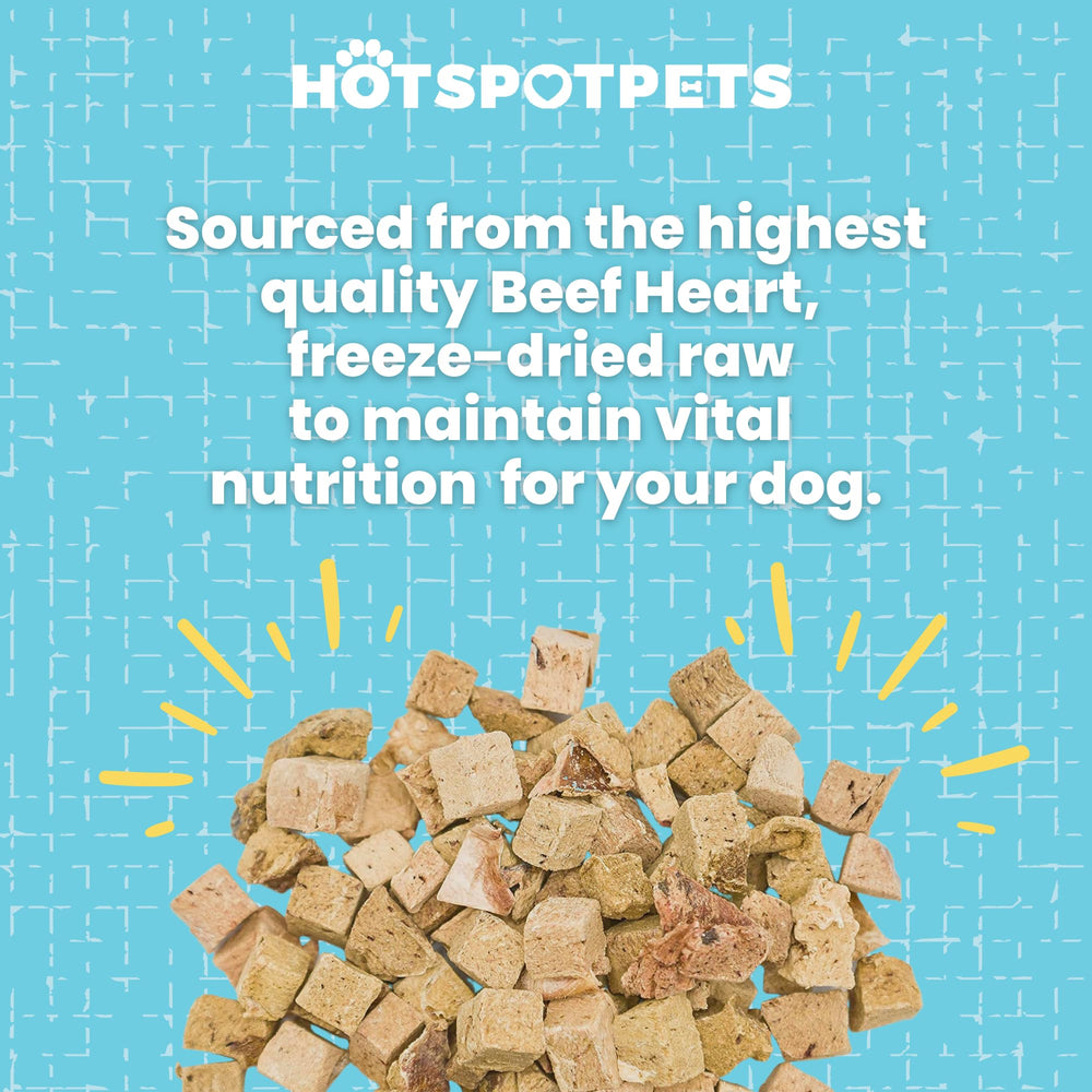 Hotspot Pets: friandise sans additifs au coeur de boeuf seche