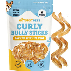 Hotspot Pets Sticks Bully Printemps 6-pack, emballage prêt à l’emploi.