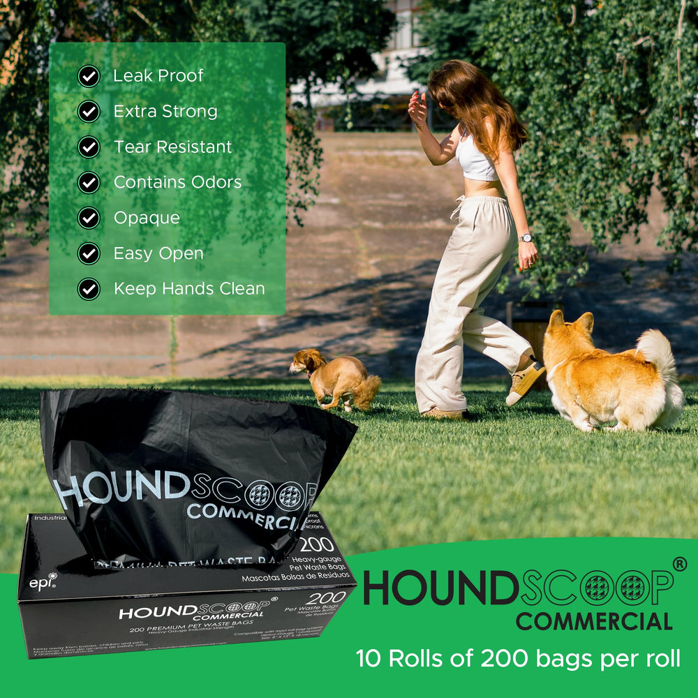 Boîte de rouleaux HOUNDSCOOP imperméable, idéale pour l’extérieur.