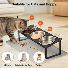 Tapis silicone HOVNKUT, 48x30 cm, maintien l’espace repas sec.