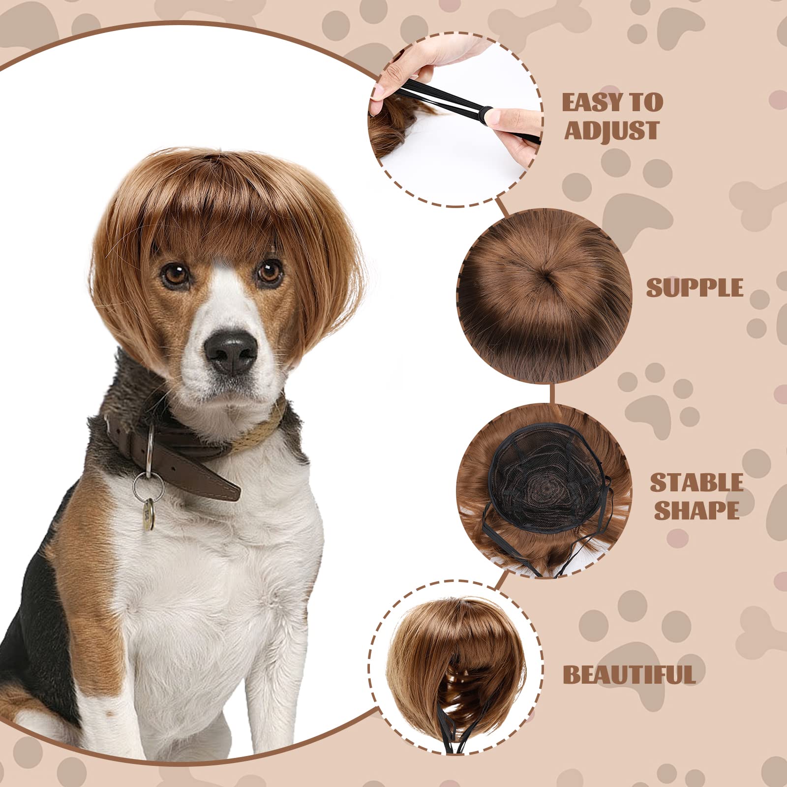 HOWWFALY coiffure animale – tête bouclée idéale pour cosplays et photos