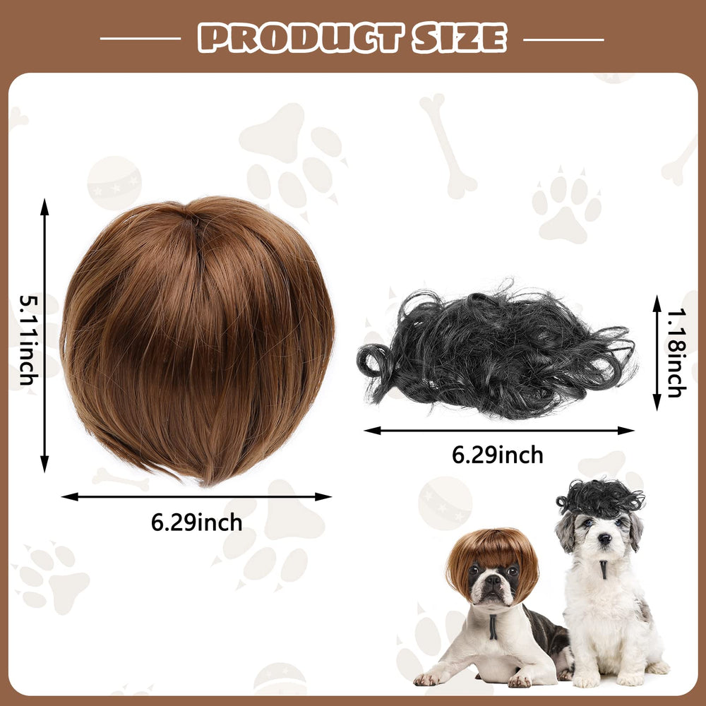 HOWWFALY perruque animal – accessoire cheveux boucles facilement ajustable