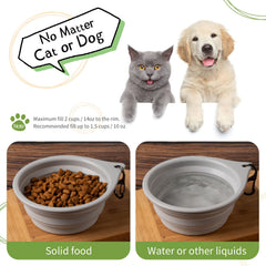HOYEHOLA bol capacité 12 oz, adapté petits à moyens chiens