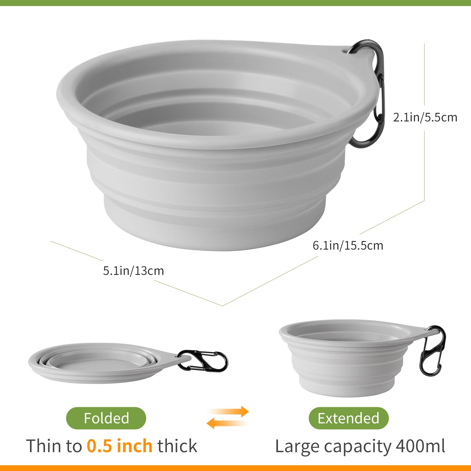 HOYEHOLA bol en silicone sans BPA, sécurité et durabilité