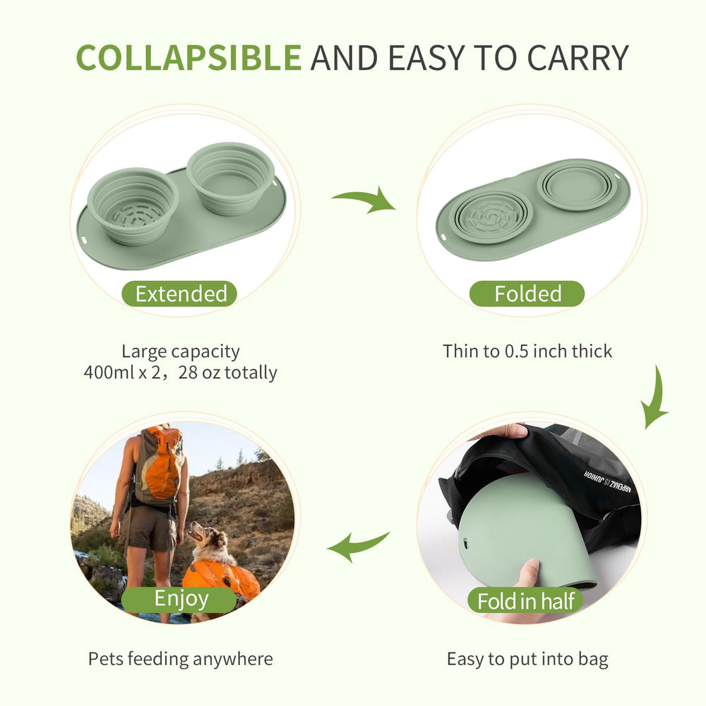 HOYEHOLA bol silicone sûr et durable pour chiens