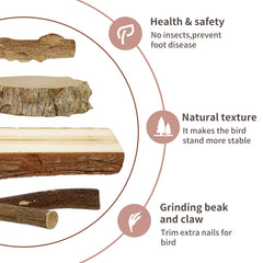 HPAWHOMEPART balancoire bois naturel: divertissement et exercice en douceur