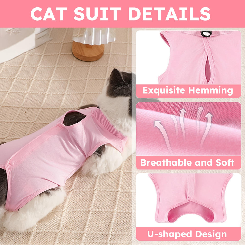Hpetppy chat postopératoire abdomen, protection ciblée et réduction de frottements.