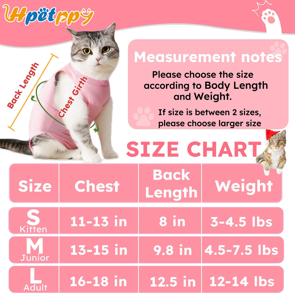 Hpetppy chat – vêtement postopératoire, alternative à l’e-collar facilitant le mouvement.