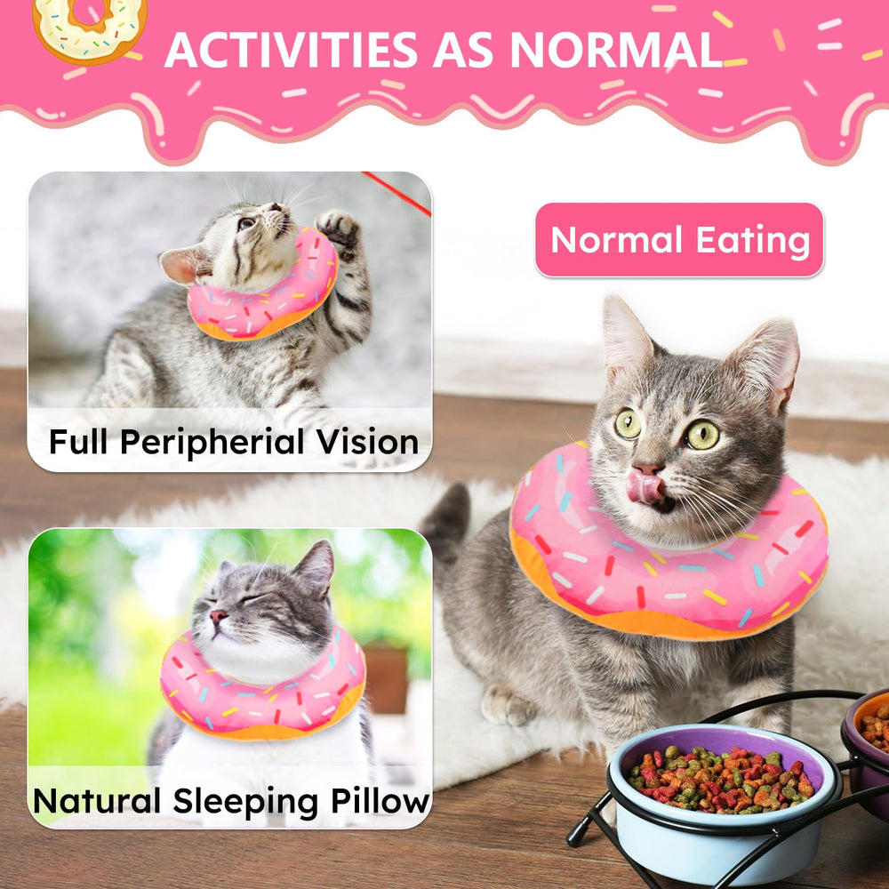 Hpetppy collier-chat-protection-haut-corps: aide à limiter le léchage.