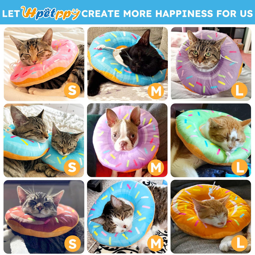 Hpetppy collier-cone chat prévient le lèchage des blessures du haut du corps.