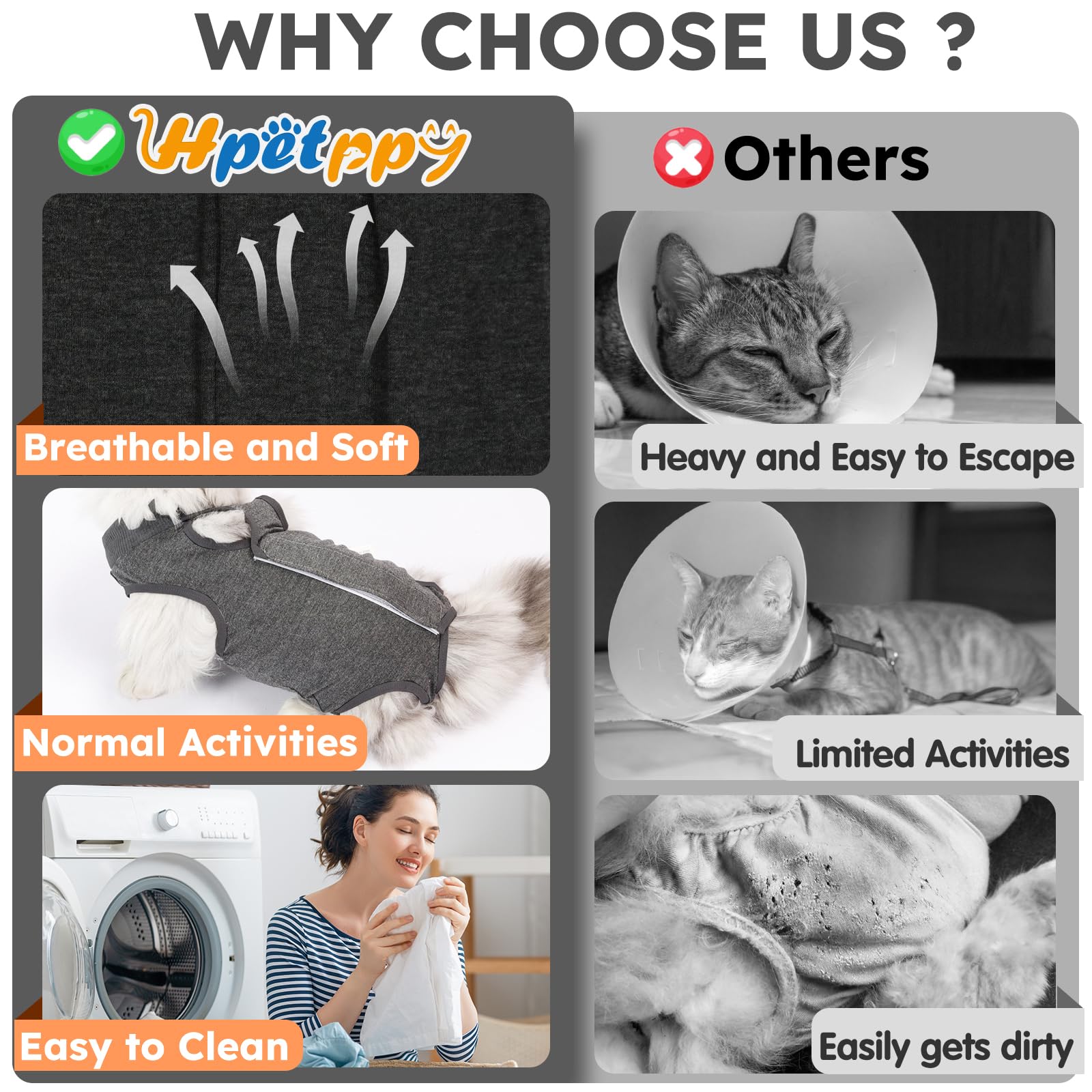 Hpetppy taille S, adaptation rapide et securite.