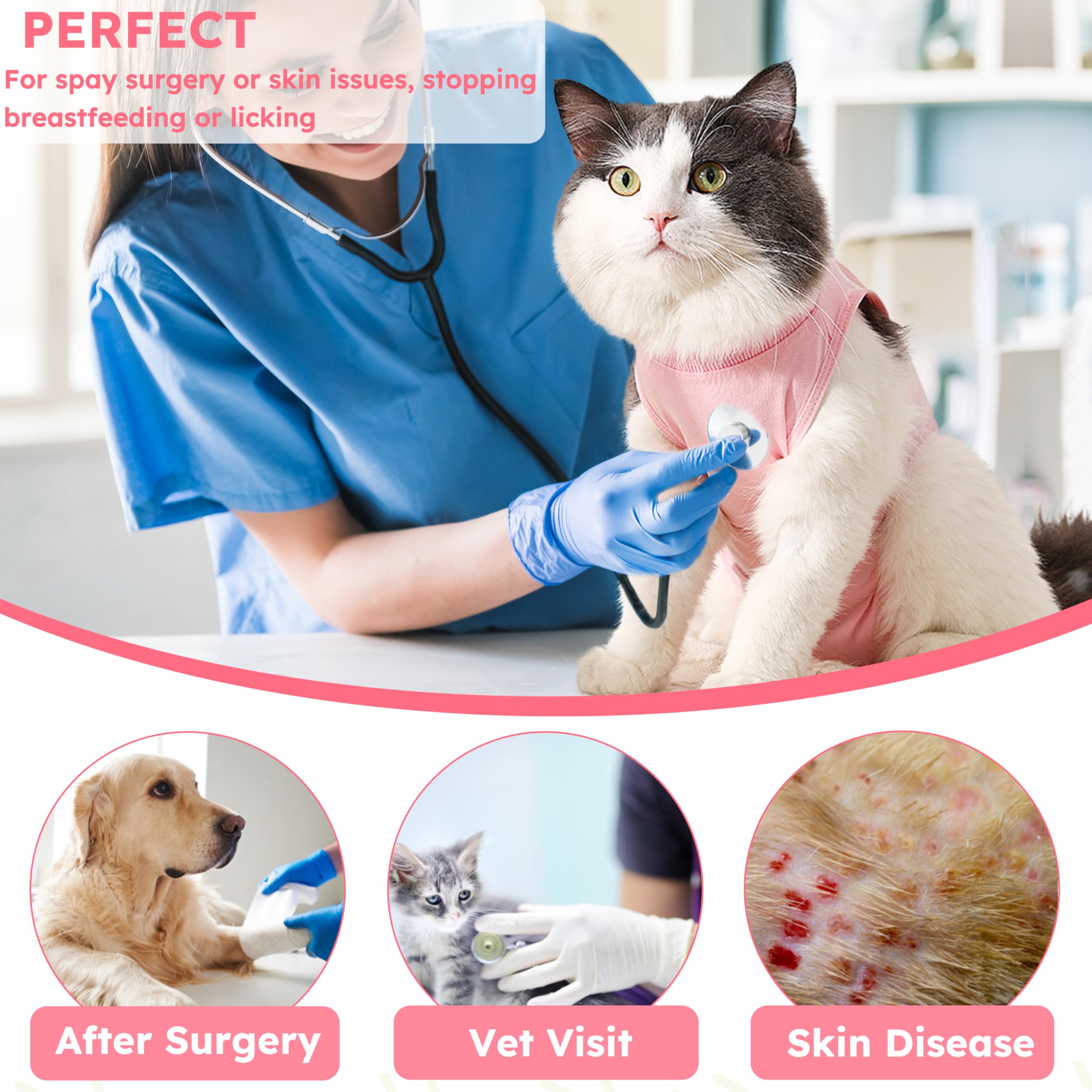Hpetppy combinaison-chat-utilisation-apres-chirurgie: offre confort et liberté de mouvement