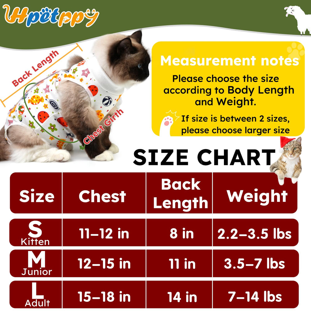Hpetppy onesie chat respirant design ergonomique, récupération sans gêne et mobilité.