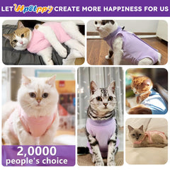 Hpetppy ouverture cou élastique chat enfilage facile et personnalisé.