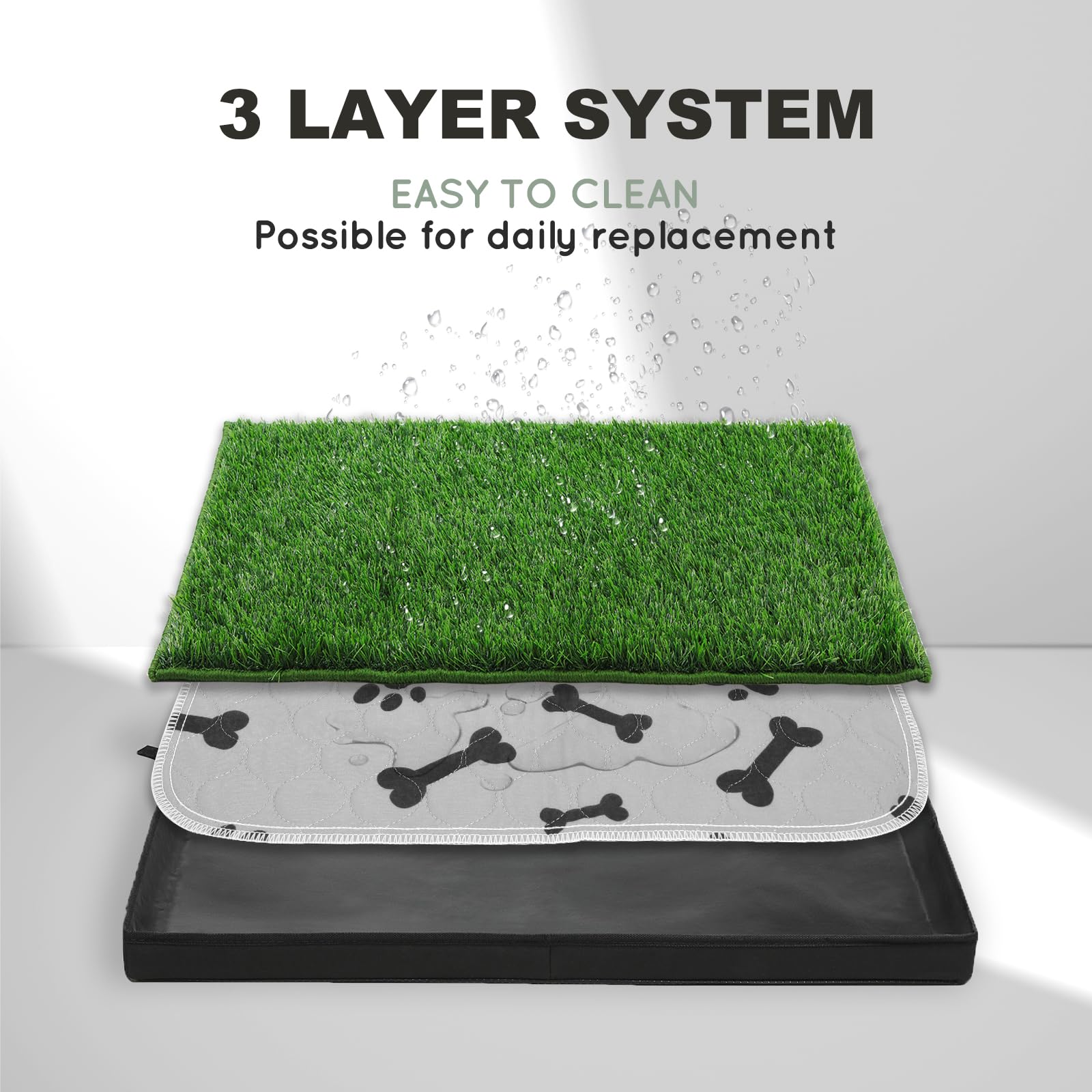HQ4US 4LEGS base-liner pliable-portable, pratique en voyage et balcon.
