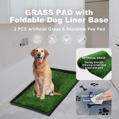 HQ4US 4LEGS gazon artificiel avec bord ourlé, tapis durable et fiable.