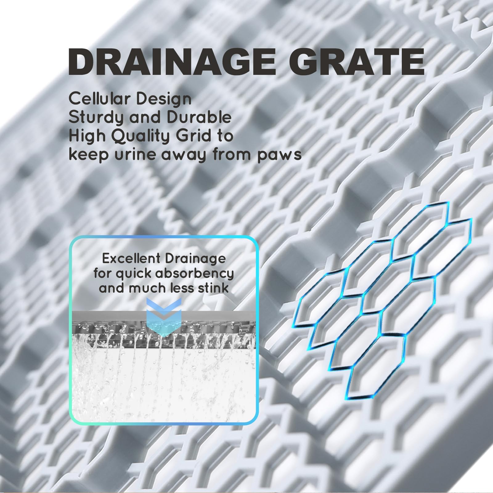 HQ4US 4LEGS Grille séparatrice robuste pour séparation efficace.